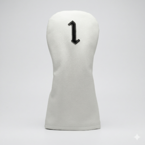 Vessel Leather #1 Driver Head Cover - White