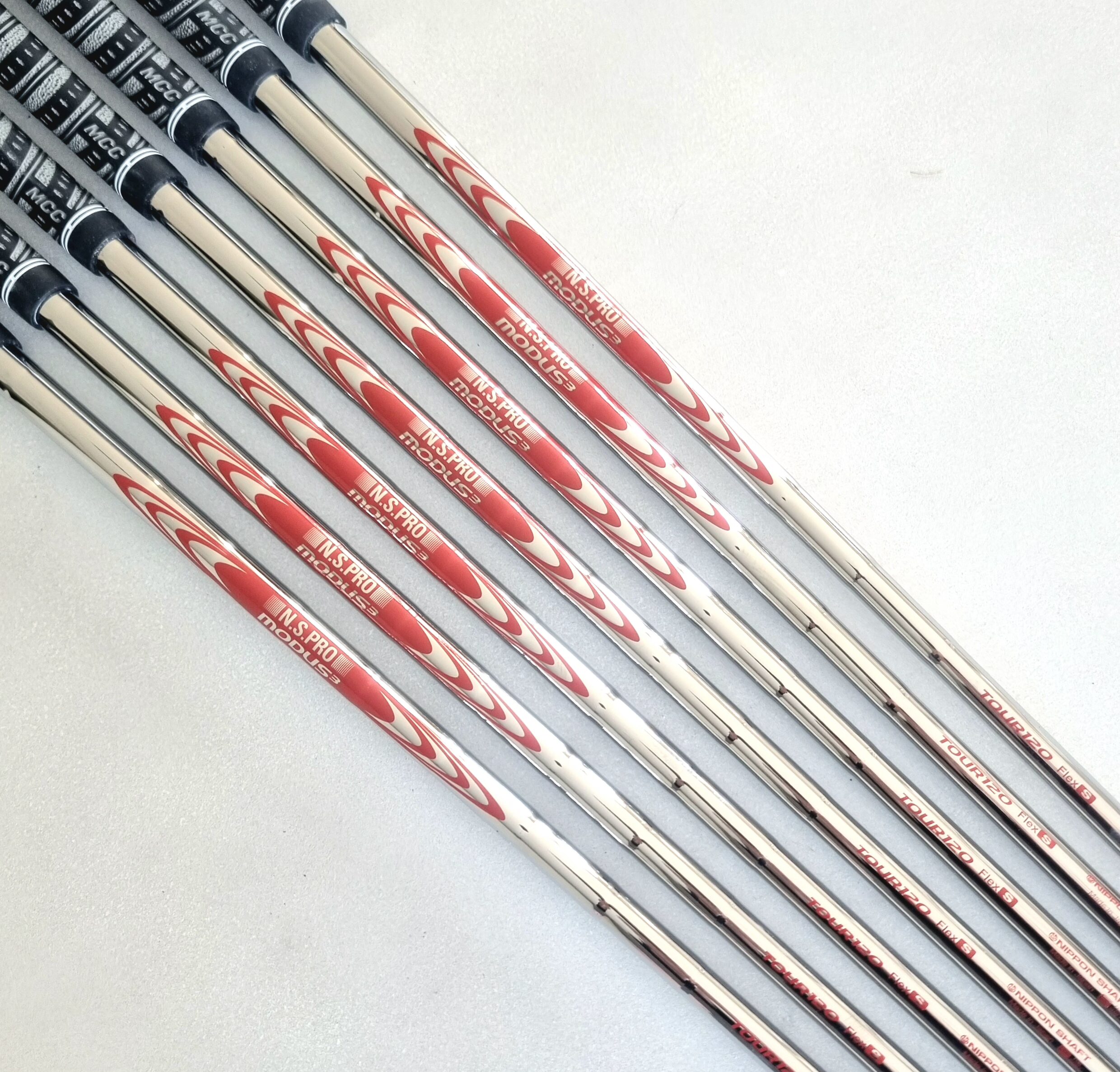Nippon N.S.Pro Modus 3 Tour 120 #4-P/W Stiff Flex Iron Set - (Set of 7) Pulled