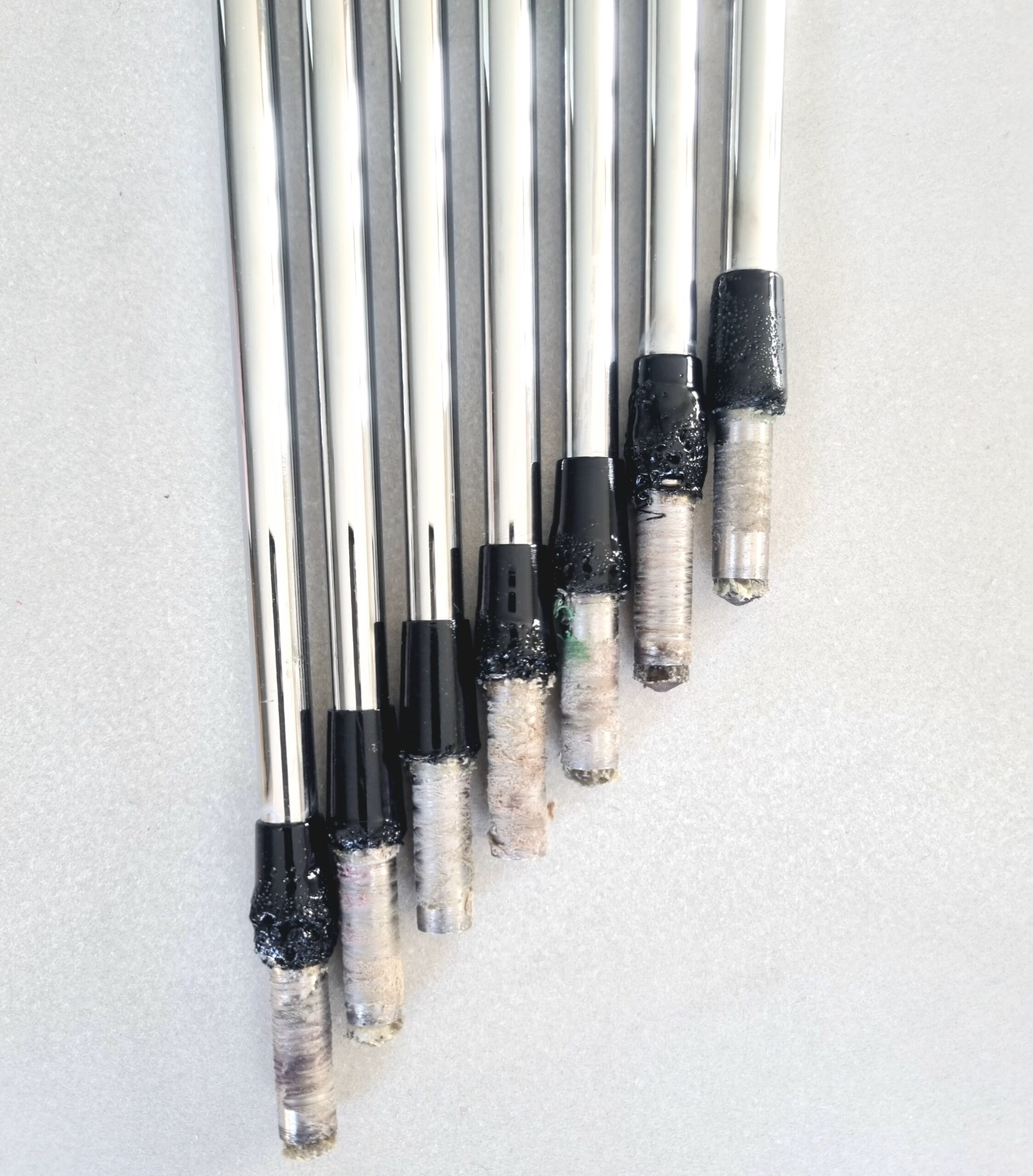 Nippon N.S.Pro Modus 3 Tour 120 #4-P/W Stiff Flex Iron Set - (Set of 7) Pulled - Image 4