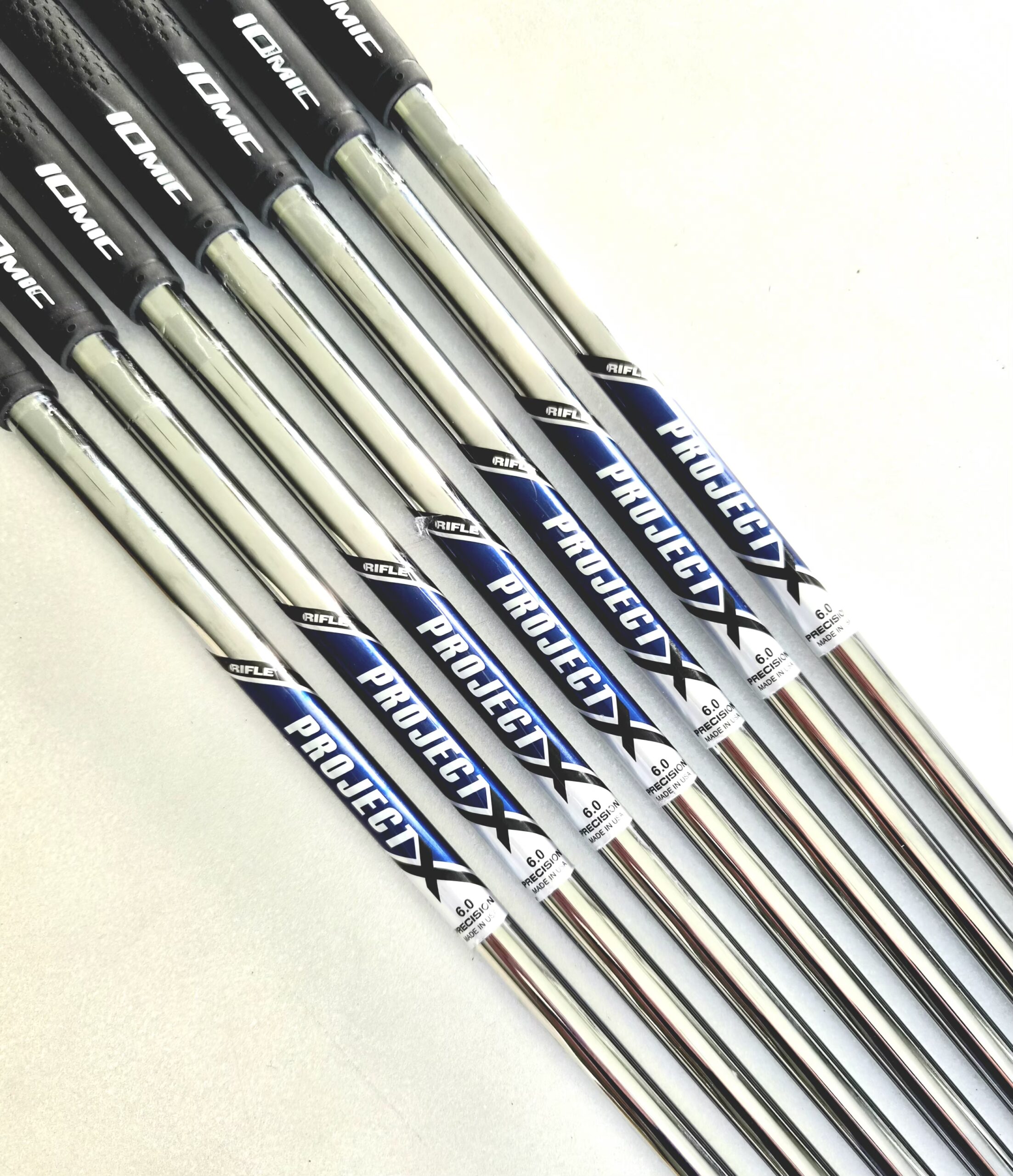 Project X Rifle 6.0 Precision Stiff Flex Iron Shaft Golf set #4-P/W - (Set of 7) Pulled