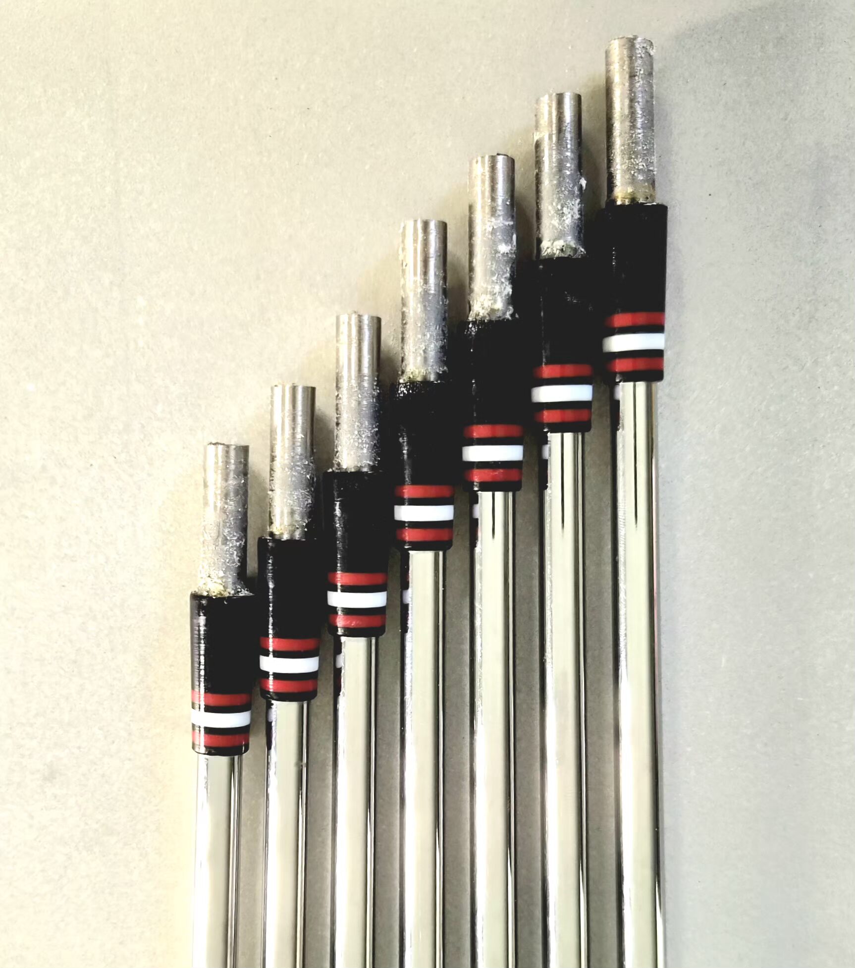 Project X Rifle 6.0 Precision Stiff Flex Iron Shaft Golf set #4-P/W - (Set of 7) Pulled - Image 3