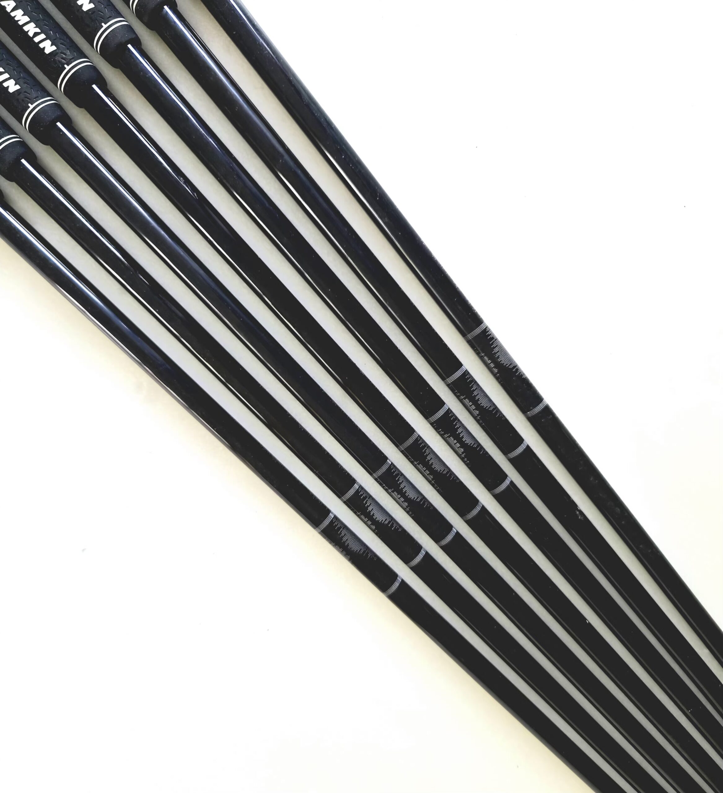 Mitsubishi MMT 105 Black Stiff Flex Graphite Golf Shafts 5#-G/W (Set of 7) - Pulled - Image 3