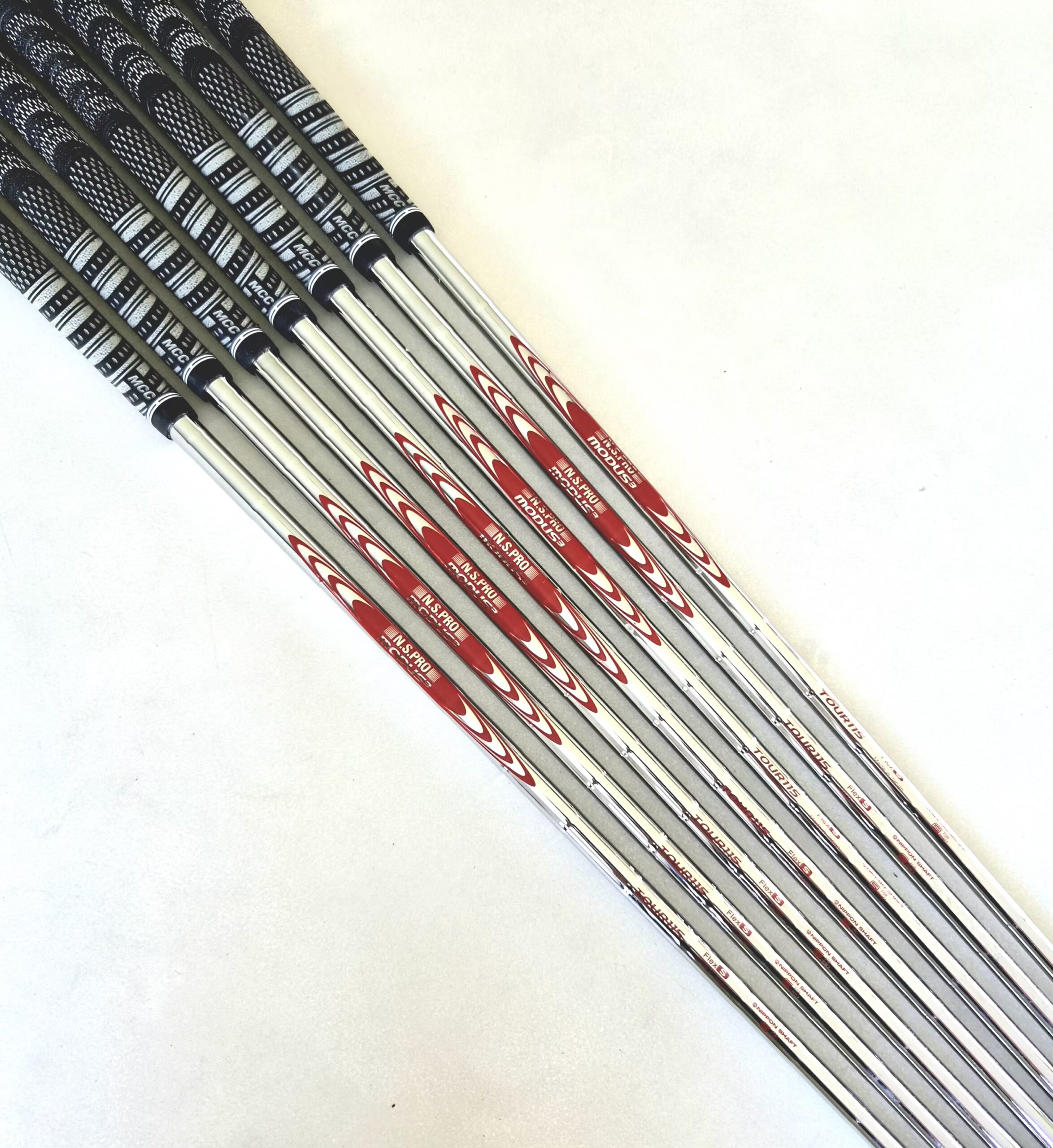 Nippon N.S.Pro Modus 3 Tour 115 #4-P/W Stiff Flex Iron Golf Shafts - (Set of 7) Pulled