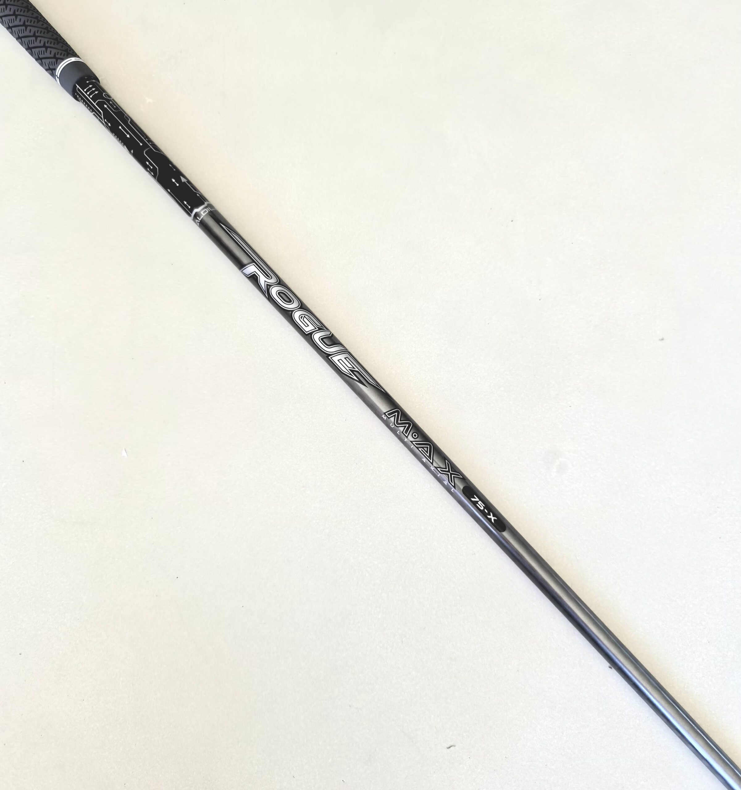 Aldila Rogue MAX M.AX Multi Axial Black 75 Driver Golf Shaft - TaylorMade Adapter
