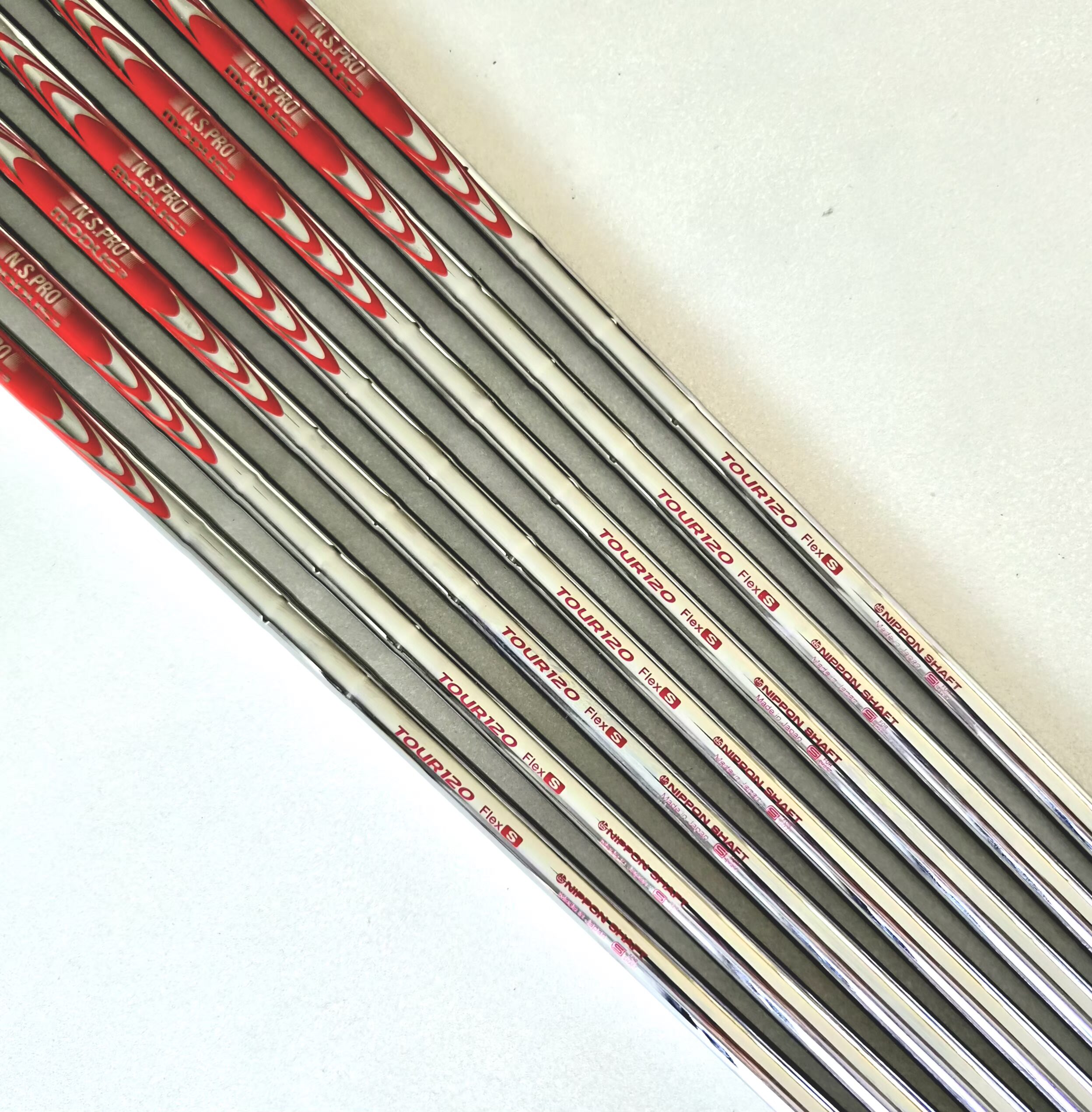 Nippon N.S.Pro Modus 3 Tour 120 #4-P/W Stiff Flex Iron Golf Set - (Set of 7) Pulled