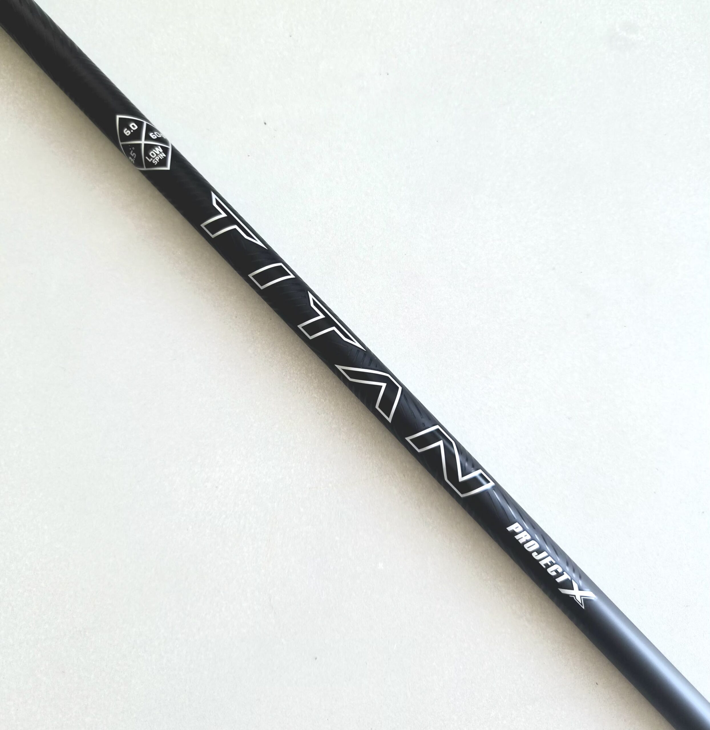 Project X Titan Black 60 Stiff Driver Golf Shaft - Titlesist Adapter