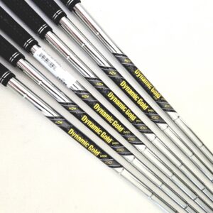 Alternative view of True Temper Dynamic Gold Mid 100 S300 Stiff Flex Golf Iron Shaft Set #5-P/W (6 shafts) - Pulled