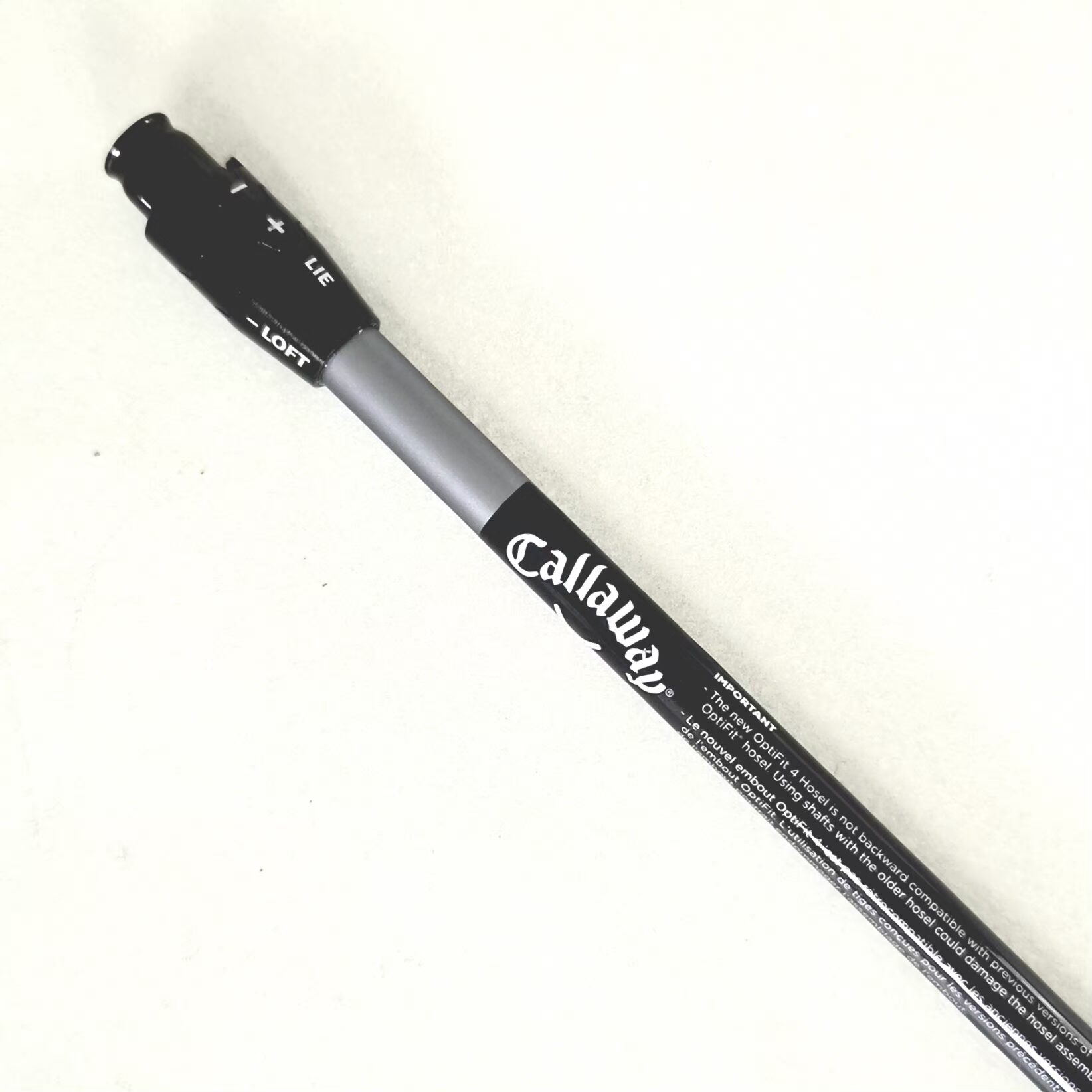 Project X Denali Frost 60 Charcoal Regular Flex Fairway Golf Shaft - Callaway Adapter - Image 2