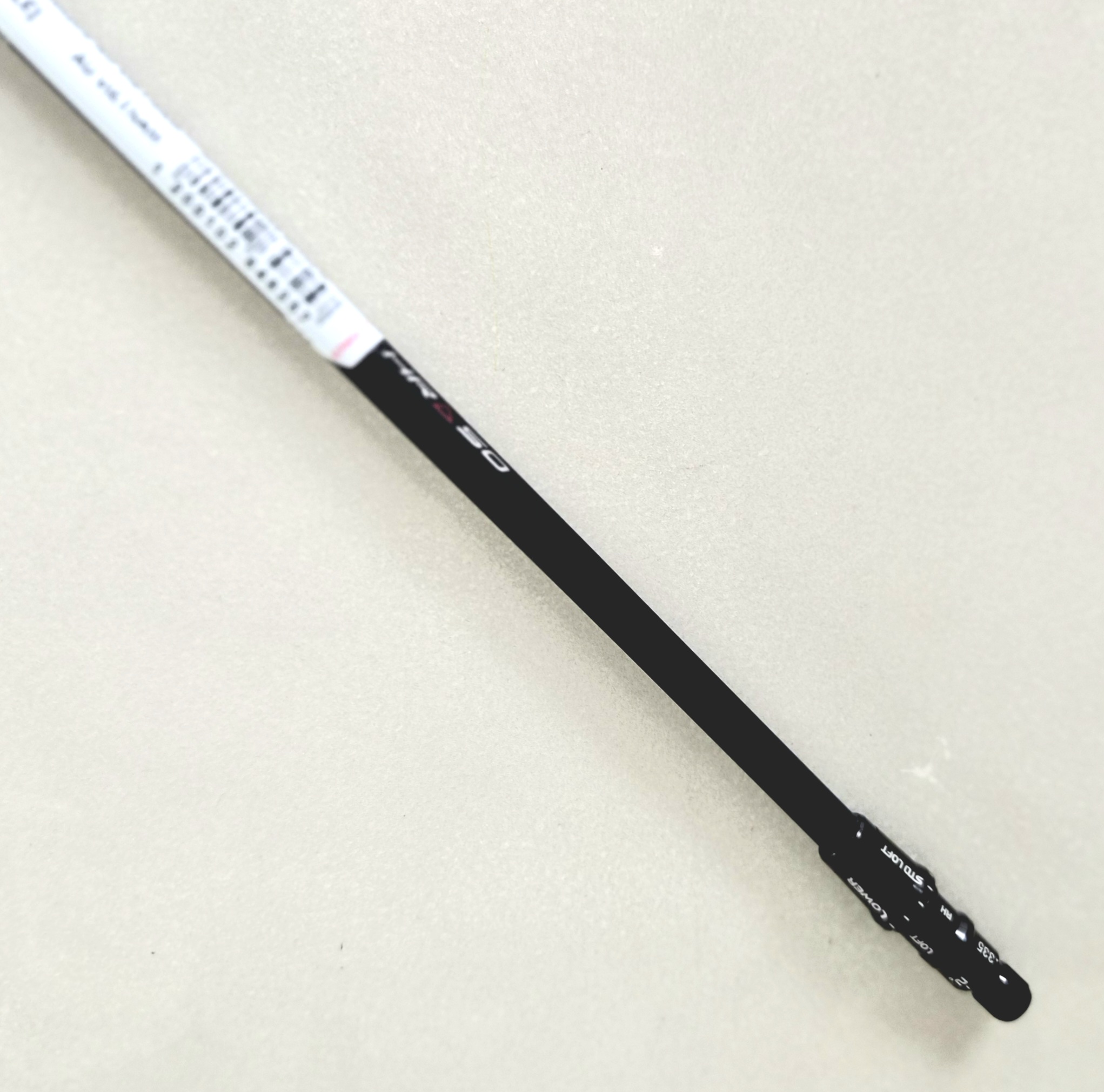 Mitsubishi REAX HR-50 Regular Flex Driver Golf Shaft - TaylorMade Adapter - Image 3
