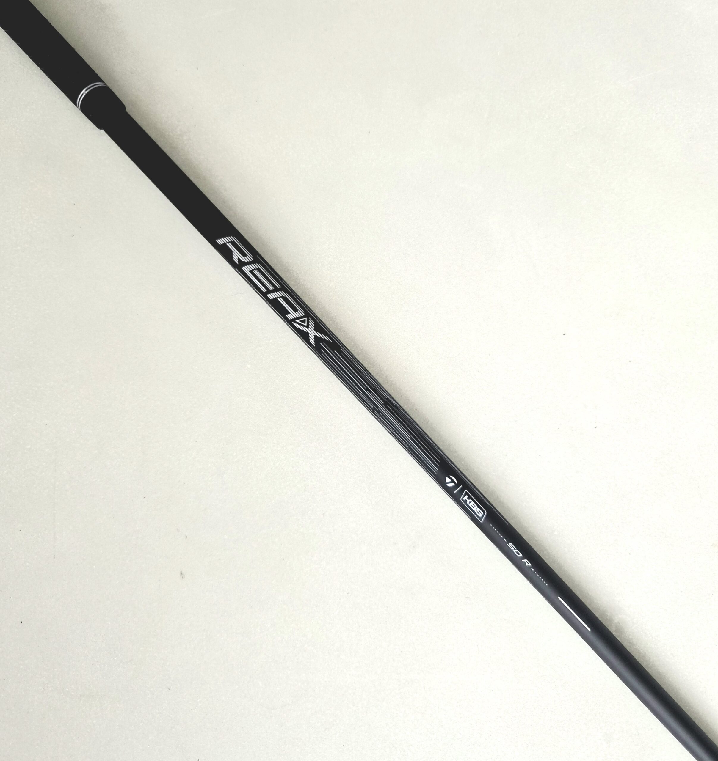KBS REAX 50 Black Regular Flex Hybrid Golf Shaft - Choose Adapter