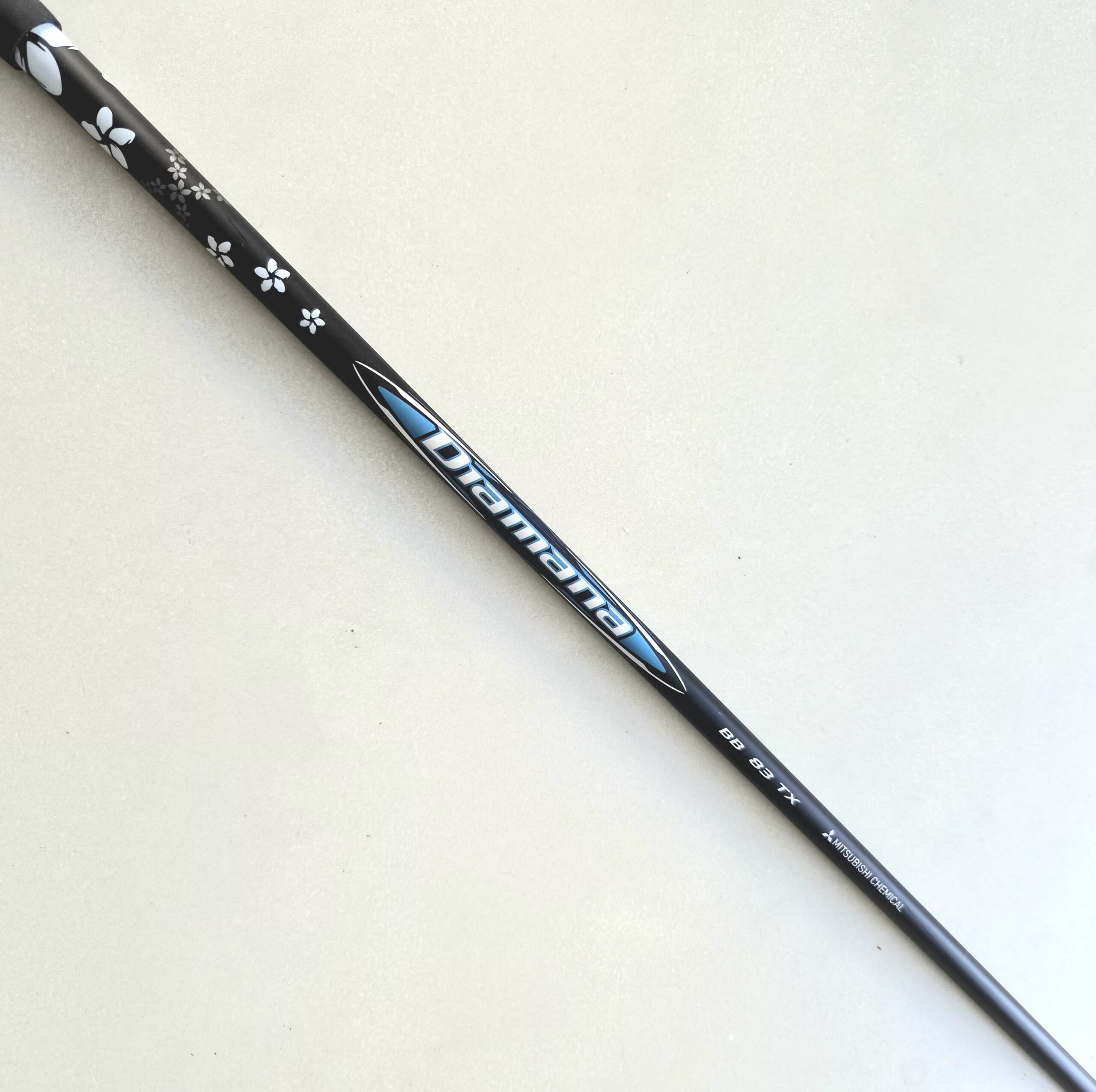 Mitsubishi Diamana BB 83 TX-Stiff Flex F/W Wood Golf Shaft- Choose Adapter