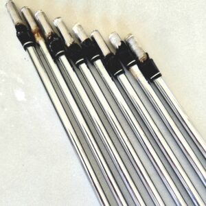 Alternative view of True Temper Elevate ETS 95 VSS Stiff Flex Golf Iron Shaft Set #3-P/W (8 shafts) - Pulled