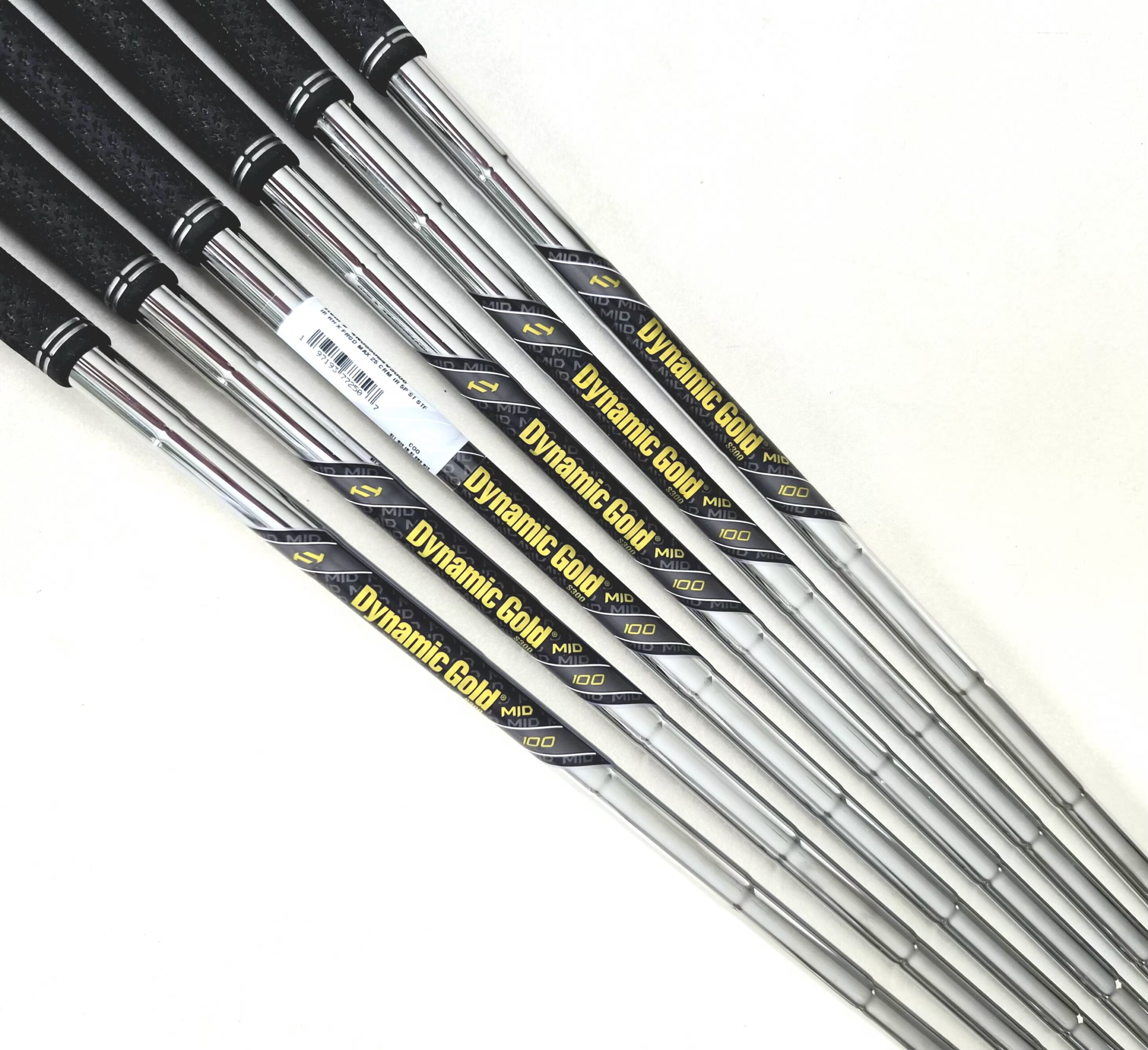 True Temper Dynamic Gold Mid 100 S300 Stiff Flex Golf Iron Shaft Set #5-P/W (6 shafts) - Pulled