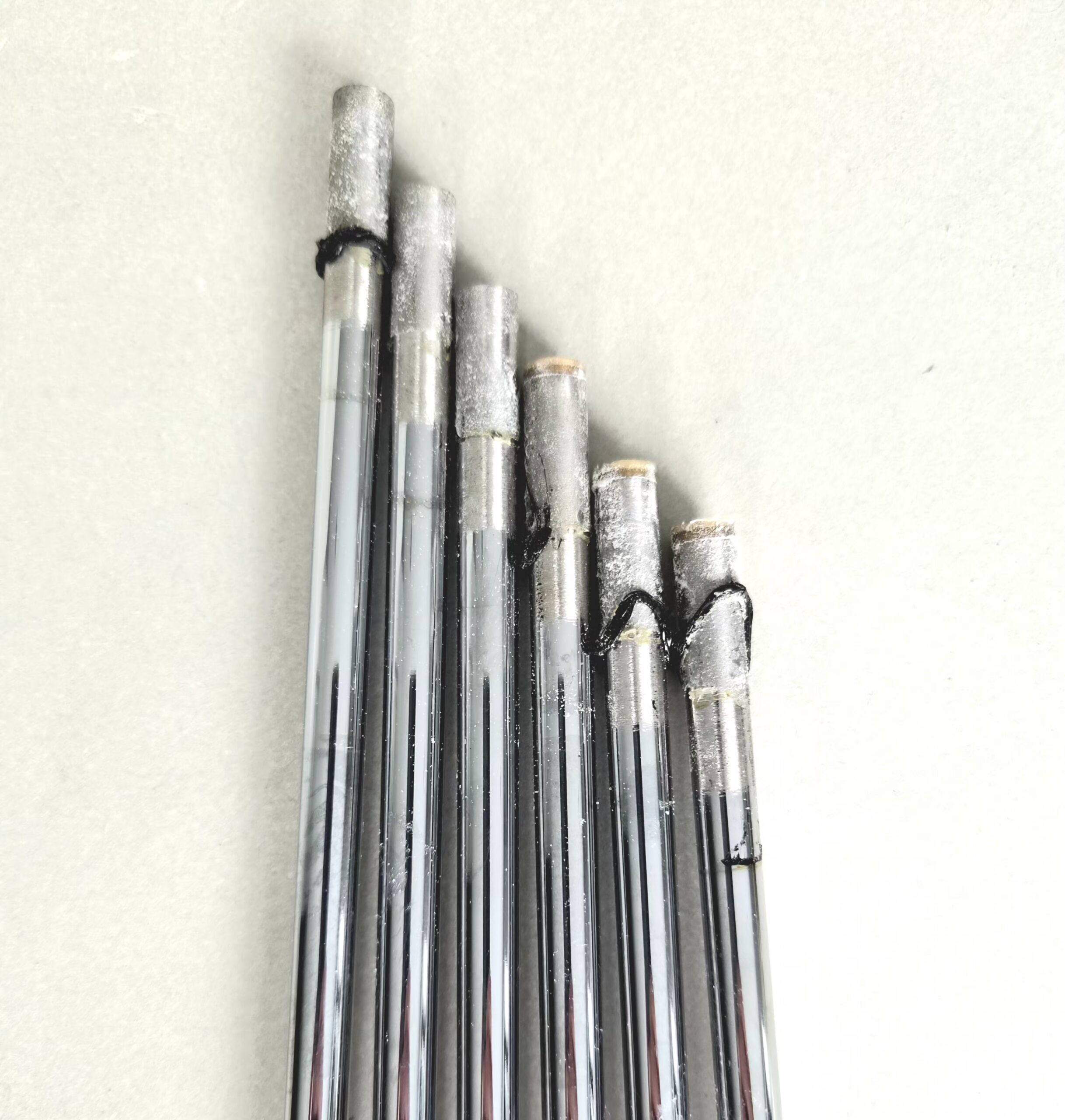 True Temper Dynamic Gold Mid 100 S300 Stiff Flex Golf Iron Shaft Set #5-P/W (6 shafts) - Pulled - Image 4