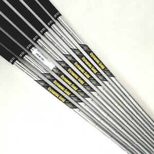 True Temper Dynamic Gold S300 Mid 100 Stiff Flex Golf Iron Shaft Set #4-P/W (7 shafts) - Pulled