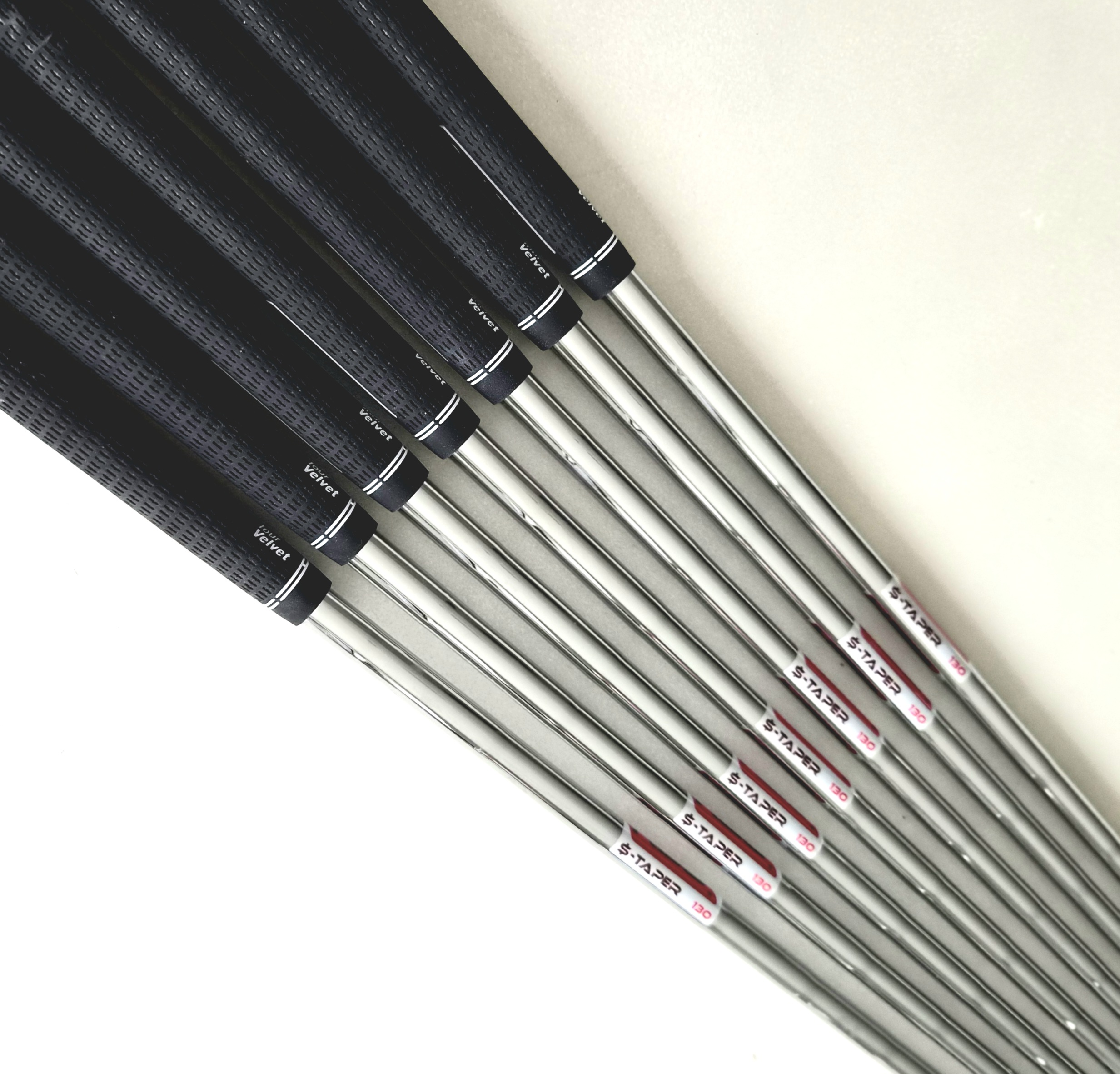 KBS $-Taper 130 X-Stiff Flex Golf Iron Shaft Set #4-P/W (7 shafts) - Professionally Pulled - Image 2