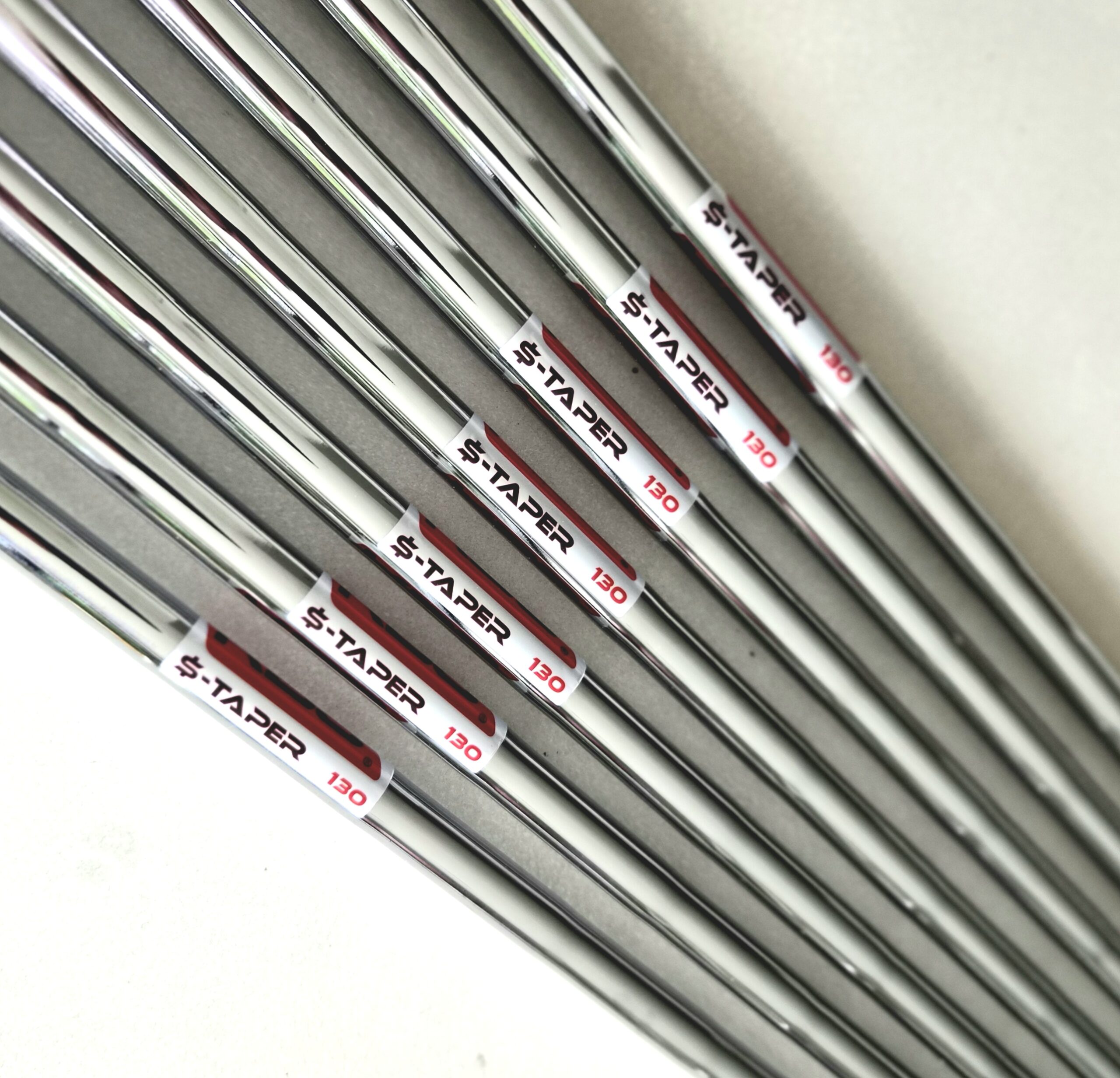 KBS $-Taper 130 X-Stiff Flex Golf Iron Shaft Set #4-P/W (7 shafts) - Professionally Pulled - Image 4
