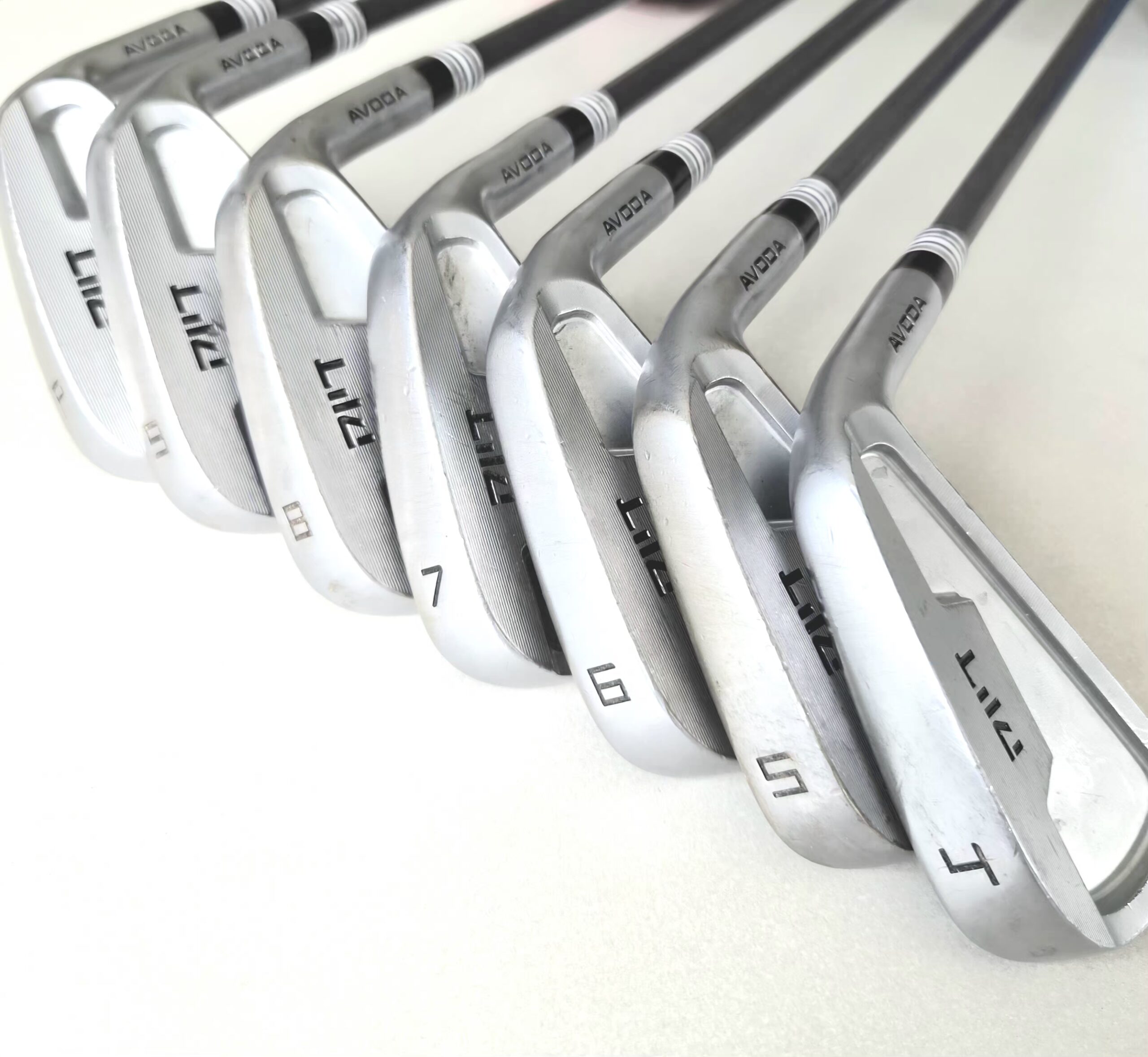 Avoda Variable Length Iron Set 4-PW (7 Clubs) - Aerotech Steelfiber i125cw X-Stiff Flex Golf Shafts - Image 5