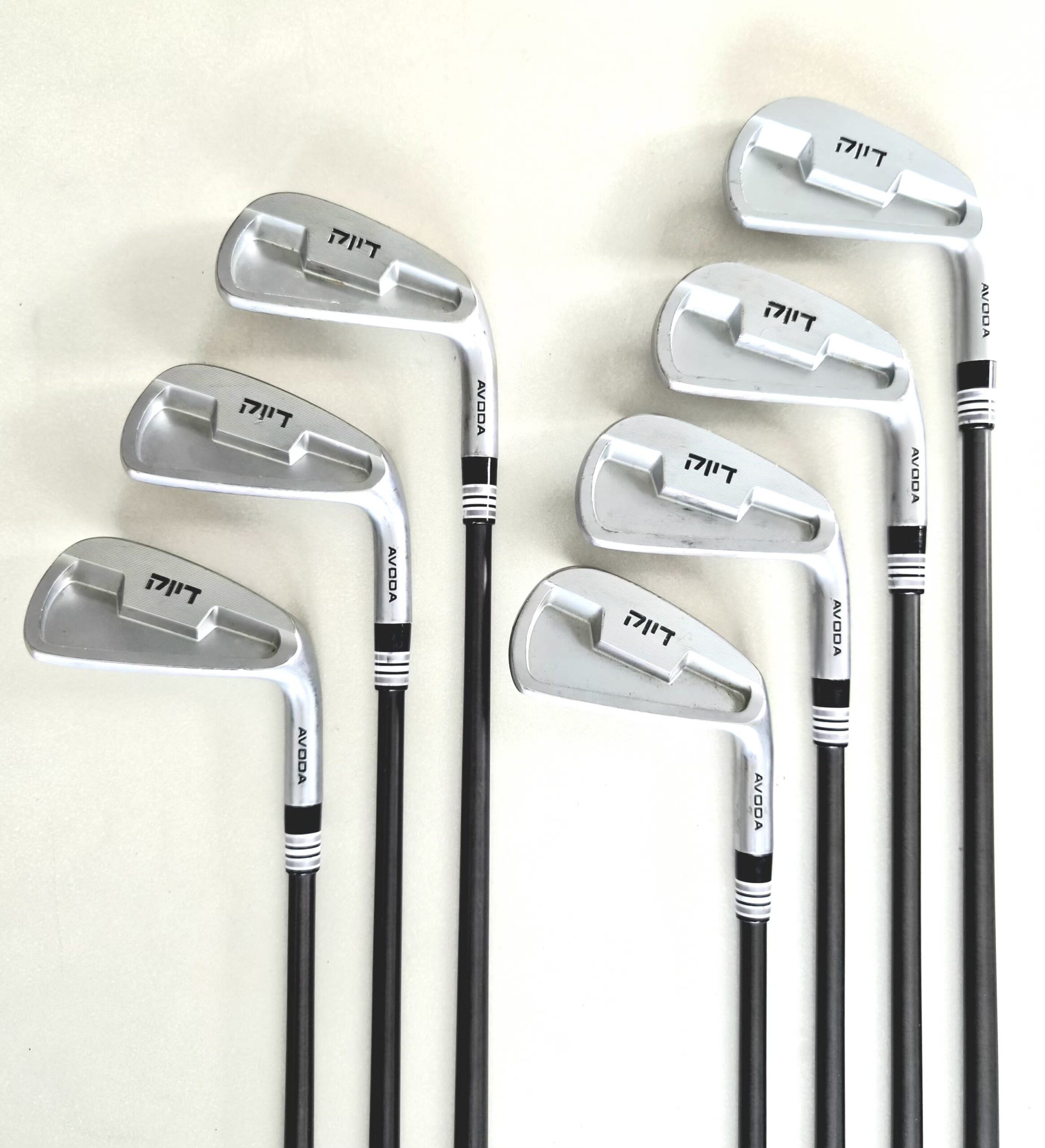 Avoda Variable Length Iron Set 4-PW (7 Clubs) - Aerotech Steelfiber i125cw X-Stiff Flex Golf Shafts