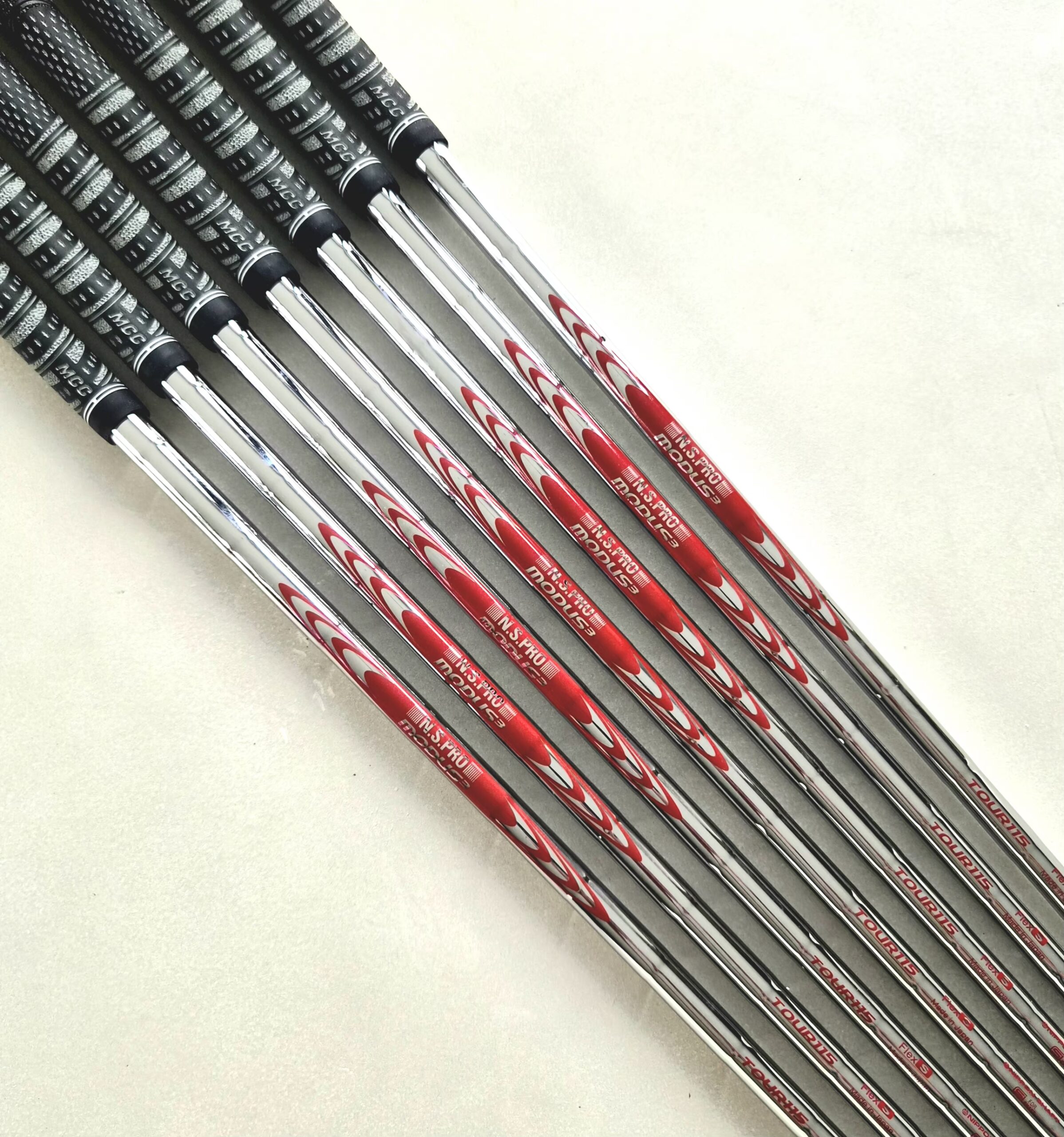 Nippon N.S.Pro Modus 3 Tour 115 #4-P/W Stiff Flex Iron Golf Shafts - (Set of ...