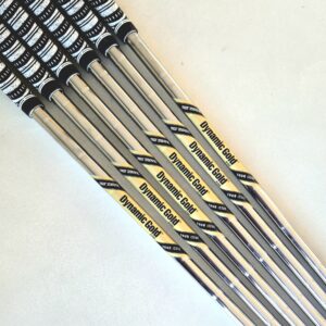 True Temper Dynamic Gold X100 X-Stiff Flex Golf Iron Shaft Set #5-P/W (6 shafts) - Pulled