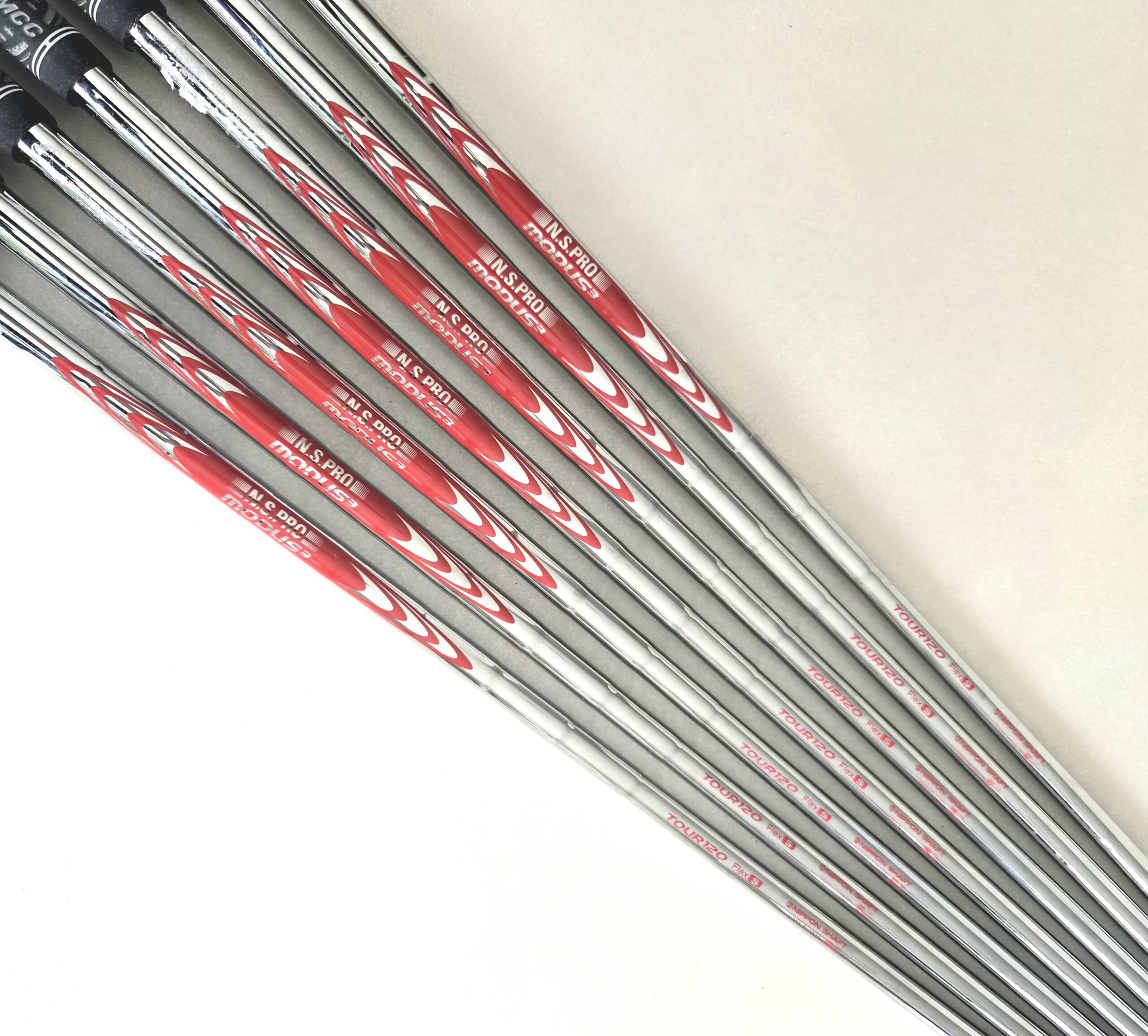 Nippon N.S.Pro Modus 3 Tour 120 #4-P/W Stiff Flex Iron Golf Set - (Set of 7) Pulled (Copy) - Image 2