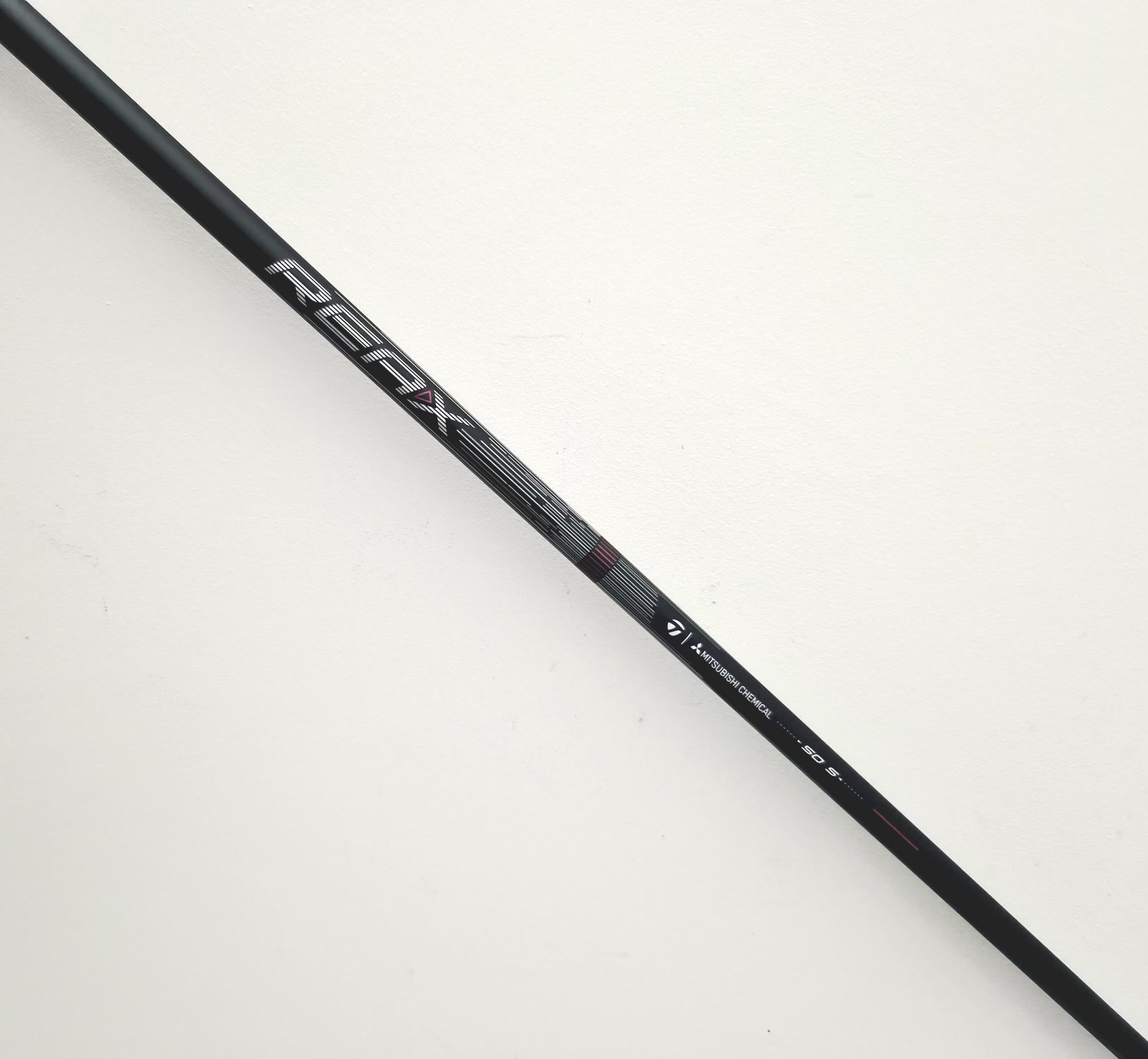 Mitsubishi REAX HR-50 Red Stiff Flex Driver Golf Shaft - TaylorMade Adapter
