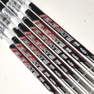 True Temper Elevate ETS 95 VSS Regular Flex (One Length) Golf Iron Shaft Set #4-P/W (7 shafts)- Pulled