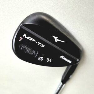 Mizuno MP-T5 60° 04 Lob Wedge Black Chrome Iron Club - Project X 5.5 Regular Flex Iron Shaft