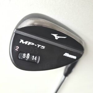 Mizuno MP-T5 56° 14 Sand Wedge Black Chrome Iron Club - Project X 5.5 Regular Flex Shaft